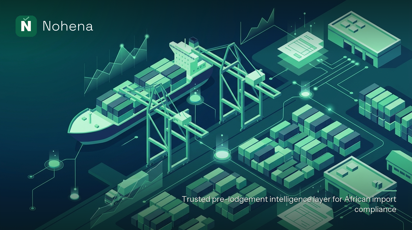 Editorial illustration for AfCFTA Rules of Origin: What Nigerian Importers Need to Know for Duty Savings: A vibrant, geometric