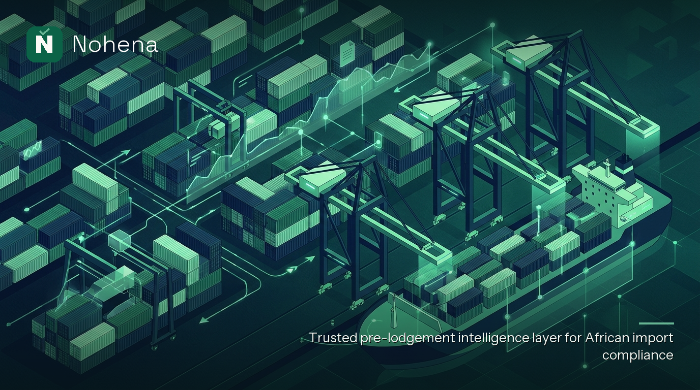 Editorial illustration for Mastering HS Codes: A Freight Forwarder's Guide to Accurate Classification in Nigeria: Towering, multi