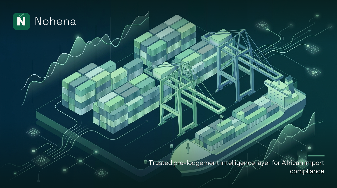Editorial illustration for Navigating Nigeria's Import Prohibition List: A 2026 Compliance Checklist: Towering, color-